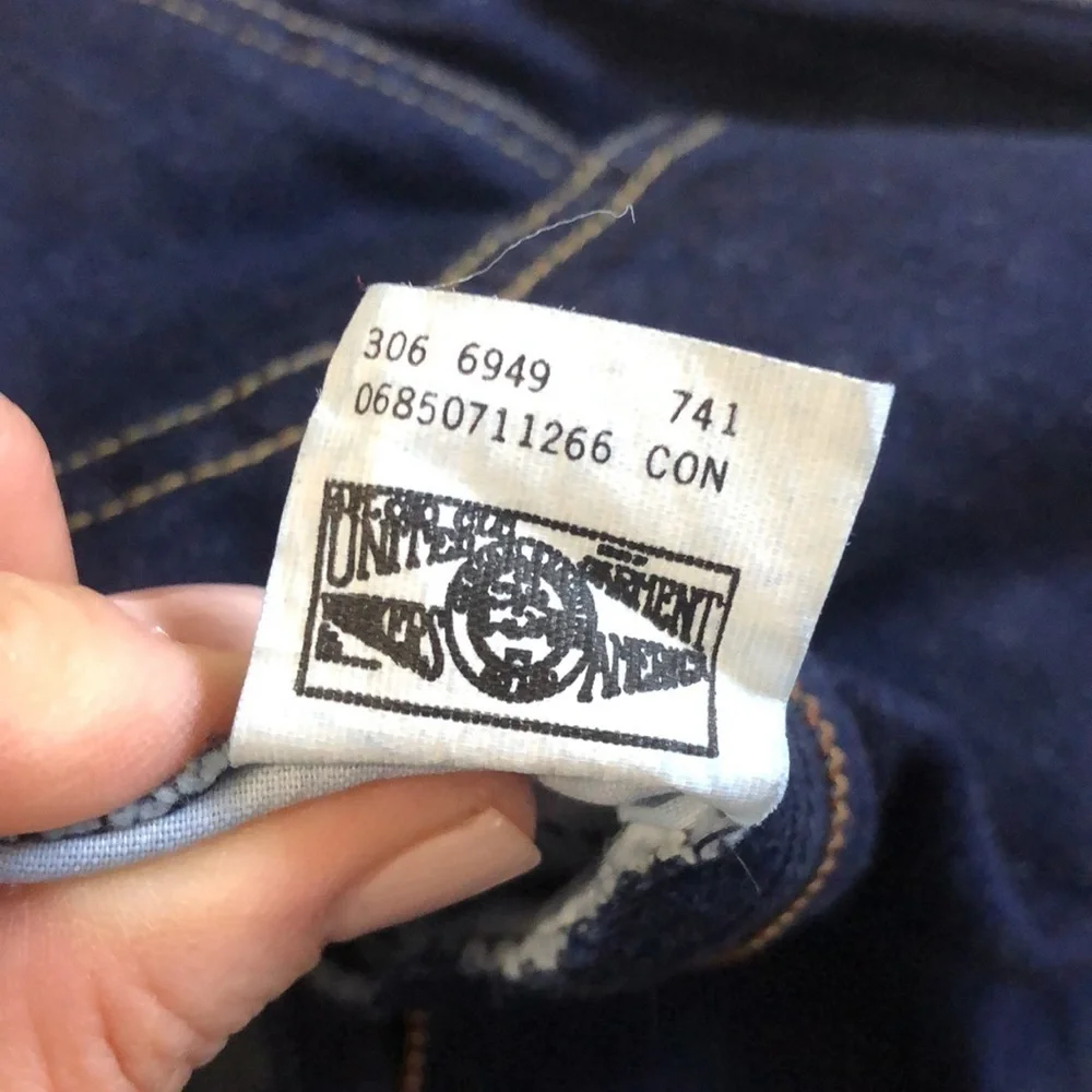 Vintage Lee hi- waisted jeans size 12 made in USA - Picture 9 of 11
